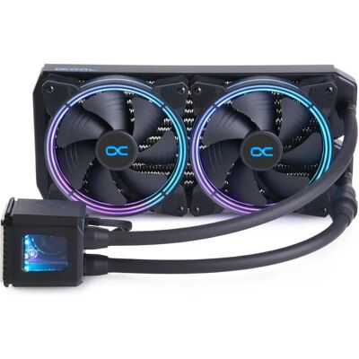 Alphacool 11729 Sort CPU Vandskyl - Alt-i-én, RGB, Udvidelig Alphacool 11729 Sort CPU Vandskyl - Alt-i-én, RGB, Udvidelig