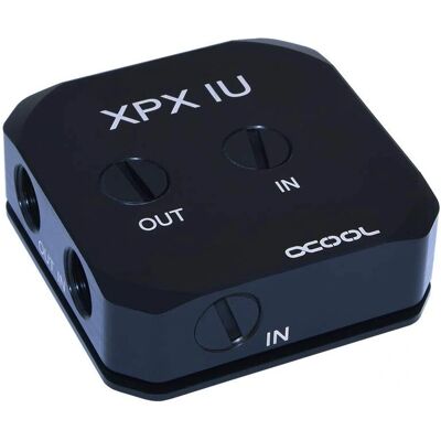 Alphacool 12961 Schwarzer 1U CPU Wasser Kühler - Enterprise Solutions - Flaches Design - Mehrere Anschlüsse Alphacool 12961 Schwarzer 1U CPU Wasser Kühler - Enterprise Solutions - Flaches Design - Mehrere Anschlüsse