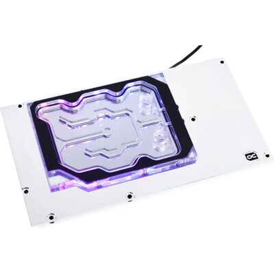 Alphacool Alphac Eisblock Aurora GPX-N Plaque Arrière Active en Acrylique - Water Block Alphacool Alphac Eisblock Aurora GPX-N Plaque Arrière Active en Acrylique - Water Block