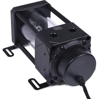Réservoir de refroidissement d'eau Alphacool Aurora D5 - RGB, Verre, Acetal Réservoir de refroidissement d'eau Alphacool Aurora D5 - RGB, Verre, Acetal