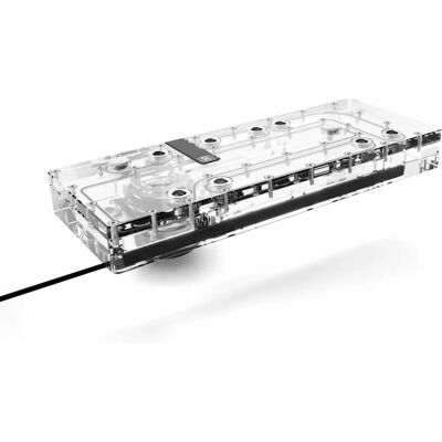 Alphacool Core Distro Plate O11 Dynamic Evo/XL - Transparent - Vandsystemdistributionsplade Alphacool Core Distro Plate O11 Dynamic Evo/XL - Transparent - Vandsystemdistributionsplade