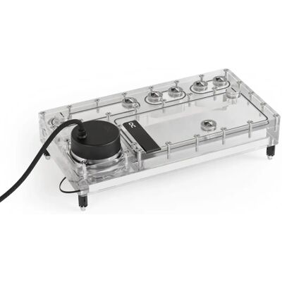 Alphacool 14573 Pièce de Refroidissement à Eau - Fittings en Acrylique Transparent 3 Broches - Publicité Alphacool 14573 Pièce de Refroidissement à Eau - Fittings en Acrylique Transparent 3 Broches - Publicité