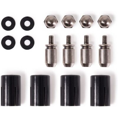 Alphacool Core Push Mounting Kit - Black - Computer cooling system part/accessory Alphacool Core Push Mounting Kit - Black - Computer cooling system part/accessory
