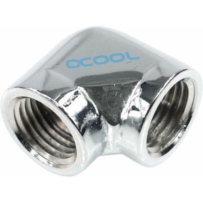 Alphacool Alphacool HF L-connector Chrome - Parte del sistema di raffreddamento Alphacool Alphacool HF L-connector Chrome - Parte del sistema di raffreddamento
