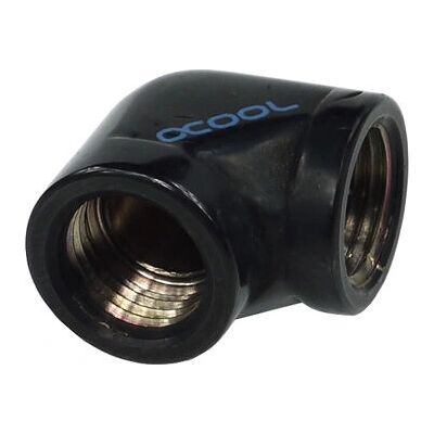 Alphacool 17042 Hochdurchfluss G1/4 Anschluss - Tiefschwarz Alphacool 17042 Hochdurchfluss G1/4 Anschluss - Tiefschwarz