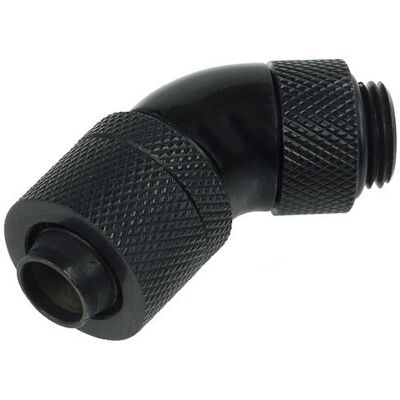 Alphacool 17072 Hochdurchfluss 45° G1/4 Anschluss Schwarz Tief Alphacool 17072 Hochdurchfluss 45° G1/4 Anschluss Schwarz Tief