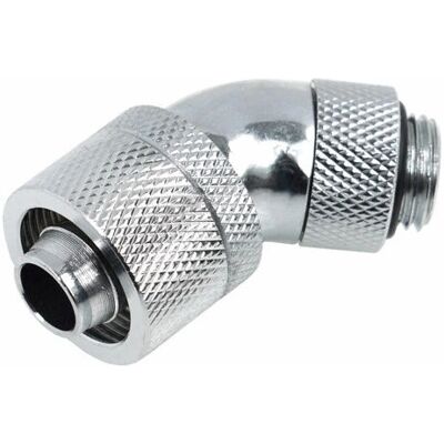Pièce de refroidissement Alphacool 17083 - 45° G1/4 Rotatif Chrome Pièce de refroidissement Alphacool 17083 - 45° G1/4 Rotatif Chrome