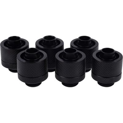 Alphacool Eiszapfen 16/10mm Compressie Koppeling - Zes-Pack Alphacool Eiszapfen 16/10mm Compressie Koppeling - Zes-Pack
