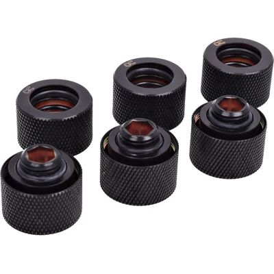 Alphacool 17385 Deep Black HardTube Compression Fitting - Computerkühlsystemteil Alphacool 17385 Deep Black HardTube Compression Fitting - Computerkühlsystemteil