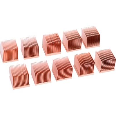 Alphacool Kupfer Kühlkörper - 14x14mm - Packung mit 10 Alphacool Kupfer Kühlkörper - 14x14mm - Packung mit 10