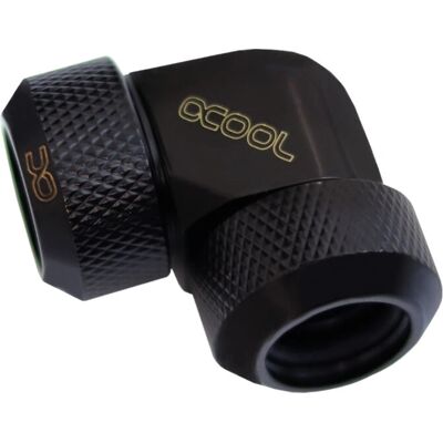 Alphacool 17444 Messing Hard Tube 90° Compressie Koppeling - Computer Koeling Alphacool 17444 Messing Hard Tube 90° Compressie Koppeling - Computer Koeling