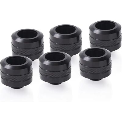 Alphacool 17477 Zwart HardTube Fitting Kit - Computer Koelingsysteem Onderdelen Alphacool 17477 Zwart HardTube Fitting Kit - Computer Koelingsysteem Onderdelen