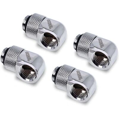 Alphacool 17616 Fitting de Refroidissement G1/4 Pivotant - Connecteur en L en Laiton Compact Alphacool 17616 Fitting de Refroidissement G1/4 Pivotant - Connecteur en L en Laiton Compact