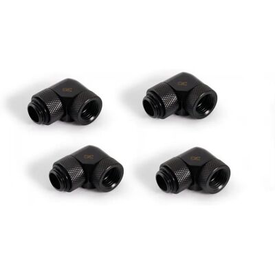 Alphacool Alphacool 17618 Computer Cooling Part - Winkeladapter 90° drehbar G1/4 Schwarz Alphacool Alphacool 17618 Computer Cooling Part - Winkeladapter 90° drehbar G1/4 Schwarz