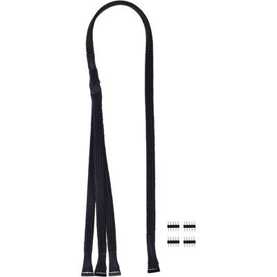 Alphacool Alphacool Y-Kabel RGBW 5-pol auf 3x 5-pol Schwarz - Interne Stromkabel Alphacool Alphacool Y-Kabel RGBW 5-pol auf 3x 5-pol Schwarz - Interne Stromkabel