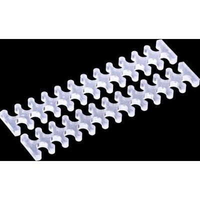 Alphacool Eiskamm X24 - 3mm trasparente - Organizzatore di cavi - 2 pezzi Alphacool Eiskamm X24 - 3mm trasparente - Organizzatore di cavi - 2 pezzi