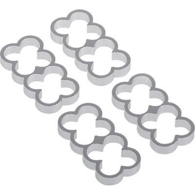 Alphacool Eiskamm Alu X8 - Silber Kabelklemme Alphacool Eiskamm Alu X8 - Silber Kabelklemme