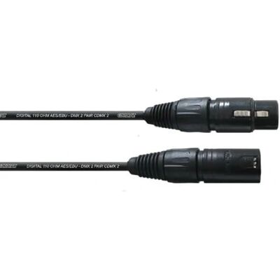 Cavo DMX Cordial 10m - Connettori XLR a 5 pin Illuminazione professionale Cavo DMX Cordial 10m - Connettori XLR a 5 pin Illuminazione professionale