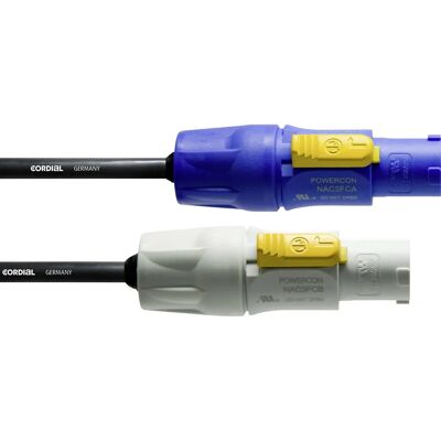 Cordial PEAK CFCA 5 FCB Strøm kabel - 5,0m Powercon kabel Cordial PEAK CFCA 5 FCB Strøm kabel - 5,0m Powercon kabel