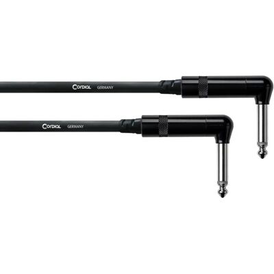 Cordial CFI 3 RR Patch Cable - 3m, Mono, Angled Jack, Black Cordial CFI 3 RR Patch Cable - 3m, Mono, Angled Jack, Black