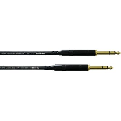 Cordial CFM 0,9 VV stereo lydkabel - 0,9 m - Svart Cordial CFM 0,9 VV stereo lydkabel - 0,9 m - Svart