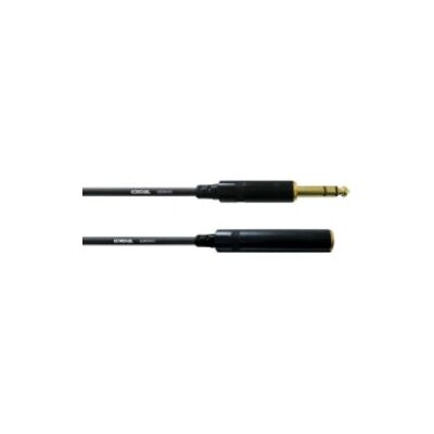 Cordial CFM 3 VK Audiokabel - 3m Stereo-Klinke Verlängerung Cordial CFM 3 VK Audiokabel - 3m Stereo-Klinke Verlängerung