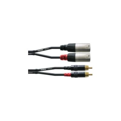Cordial CFU 6 MC Audio Kabel - 6m - Schwarz - Unsym. Verbindung Cordial CFU 6 MC Audio Kabel - 6m - Schwarz - Unsym. Verbindung