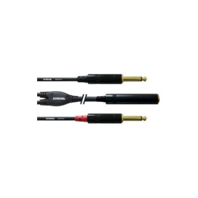 Cordial CFY 0.3 KPP Audio Y-cable - Black Cordial CFY 0.3 KPP Audio Y-cable - Black