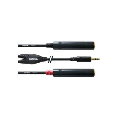 Cordial CFY 0.3 WGG Audio Y-Adapter - 30cm - Black Cordial CFY 0.3 WGG Audio Y-Adapter - 30cm - Black