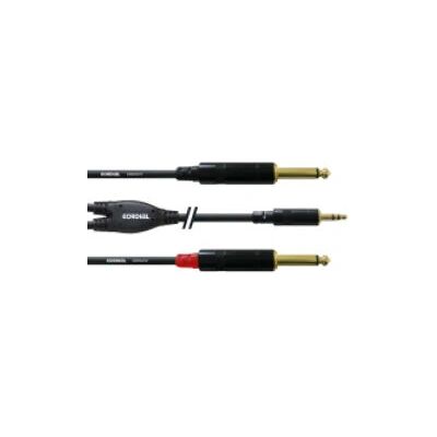 Cordial Merke CFY 1.5 WPP Lydkabel - 1,5m, Y-Adapter, Svart Cordial Merke CFY 1.5 WPP Lydkabel - 1,5m, Y-Adapter, Svart