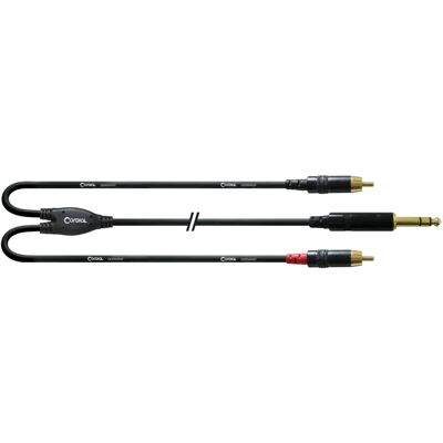 Cordial CFY 3 VCC Y-adapter - 3m - Svart - Lydkabel Cordial CFY 3 VCC Y-adapter - 3m - Svart - Lydkabel