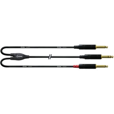 Cordial CFY 6 VPP Audiokabel - 6m, stereo & mono, schwarz Cordial CFY 6 VPP Audiokabel - 6m, stereo & mono, schwarz