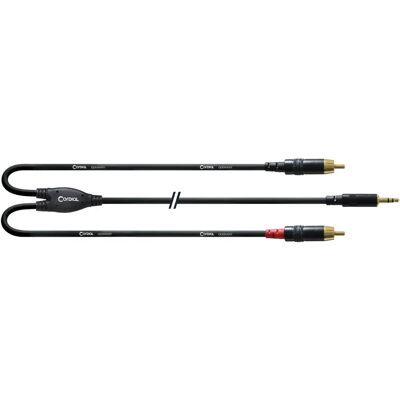 Cordial CFY 6 WCC Lydkabel - 6m, Y-kabel, Gullbelagte Kontakter Cordial CFY 6 WCC Lydkabel - 6m, Y-kabel, Gullbelagte Kontakter