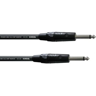 Cordial CPL 10 PP 25 Instrument Cable - 6.35mm Jack - 10m Black Cordial CPL 10 PP 25 Instrument Cable - 6.35mm Jack - 10m Black