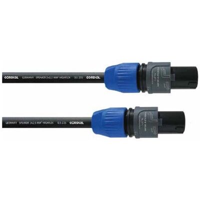 Cordial Brand CPL 20 LL 2 Audio Cable - 20m, Speakon, Black Cordial Brand CPL 20 LL 2 Audio Cable - 20m, Speakon, Black