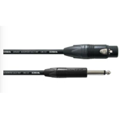 Cordial CPM FP câble audio 10 m XLR femelle et jack mono noir - Câble microphone - Publicité Cordial CPM FP câble audio 10 m XLR femelle et jack mono noir - Câble microphone - Publicité