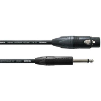 Cordial CPM 5 FP kabel mikrofonowy - 5m XLR (3 piny) Czarny Cordial CPM 5 FP kabel mikrofonowy - 5m XLR (3 piny) Czarny
