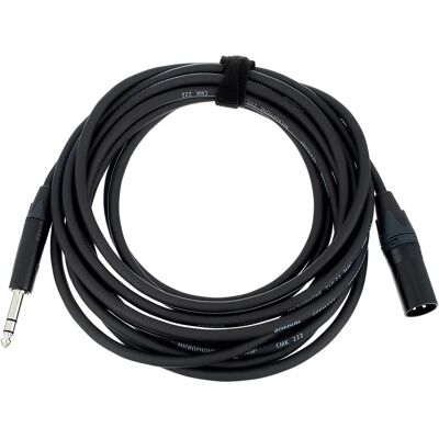 Cordial CPM 5 MV - Studiokabel - Neutrik XLR til 6,3mm jack - 5m Cordial CPM 5 MV - Studiokabel - Neutrik XLR til 6,3mm jack - 5m