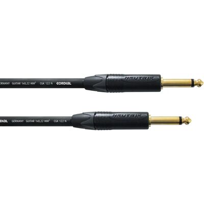 Cordial CSI 3 PP Gold Noir 3m Câble Instrument - Publicité Cordial CSI 3 PP Gold Noir 3m Câble Instrument - Publicité