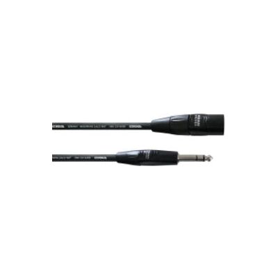 Cordial CIM 6 MV Audio Cable - 6m XLR Male to 6.3mm Jack M - Black Cordial CIM 6 MV Audio Cable - 6m XLR Male to 6.3mm Jack M - Black