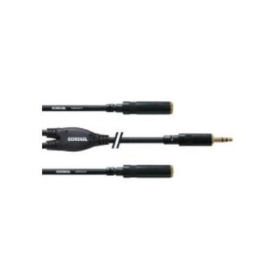 Cordial CFY 0.3 WYY Audio Cable - Y-Adapter 0.3m Black Cordial CFY 0.3 WYY Audio Cable - Y-Adapter 0.3m Black