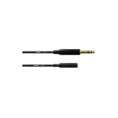 Cordial CFM 3 VY Audiokabel - 3m - Zwart - Verlengkabel Cordial CFM 3 VY Audiokabel - 3m - Zwart - Verlengkabel