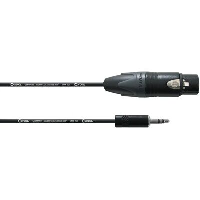 Cordial câble audio XLR femelle & mini-jack stéréo 1,5 m - Publicité Cordial câble audio XLR femelle & mini-jack stéréo 1,5 m - Publicité