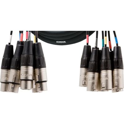 Cavo multicore Cordial CML 8-0 FM 3 C - 3m, Nero Cavo multicore Cordial CML 8-0 FM 3 C - 3m, Nero