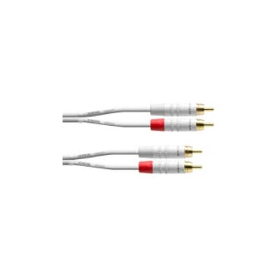 Cordial CFU 0.6 CC-SNOW audio cable - 0.6 m RCA White Cordial CFU 0.6 CC-SNOW audio cable - 0.6 m RCA White