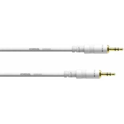 Cordon audio Cordial CFS 0.6 WW-SNOW - 3,5mm Blanc - Publicité Cordon audio Cordial CFS 0.6 WW-SNOW - 3,5mm Blanc - Publicité