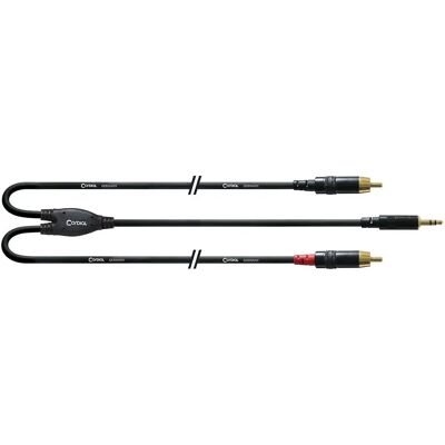 Cordial Marke Long Stereo-Kabel - 6m - Schwarz Cordial Marke Long Stereo-Kabel - 6m - Schwarz