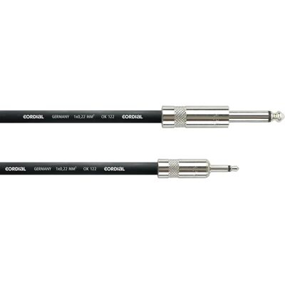 Cordial Rean 1m Mono Jack Patchkabel - Ljudpatchkabel Cordial Rean 1m Mono Jack Patchkabel - Ljudpatchkabel