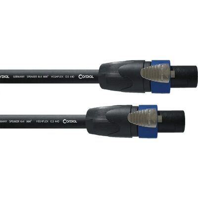 Cordial Peak CPL2.5LL 44 Cable de altavoz - 2,5m Negro Cordial Peak CPL2.5LL 44 Cable de altavoz - 2,5m Negro