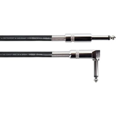 Cordial 14761 Audiokabel - 3m, Schwarz, Flexibel, Doppelschirmung Cordial 14761 Audiokabel - 3m, Schwarz, Flexibel, Doppelschirmung